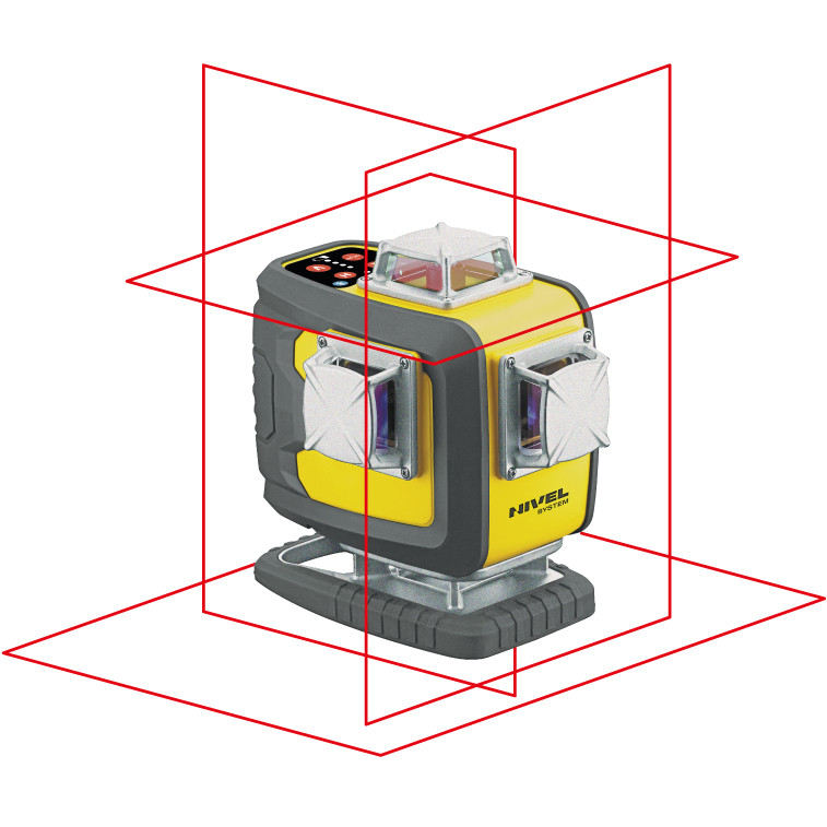 ZESTAW Laser krzyżowy Nivel System CL4D-R czerwony + statyw SJJ-M1 EX