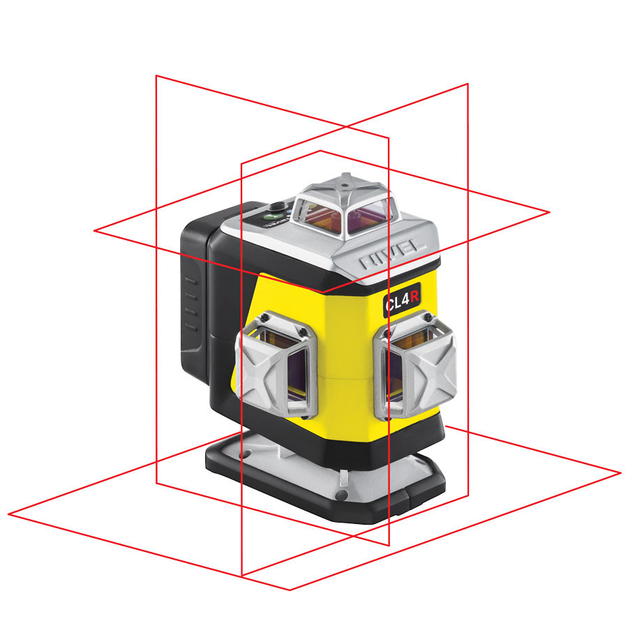 ZESTAW Laser krzyżowy Nivel System CL4R czerwony + statyw SJJ-M1 EX