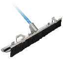 Listwa ze szczotką Fresno Broom Beton Trowel (1,2 m) z rurami (3 x 1,8 m)