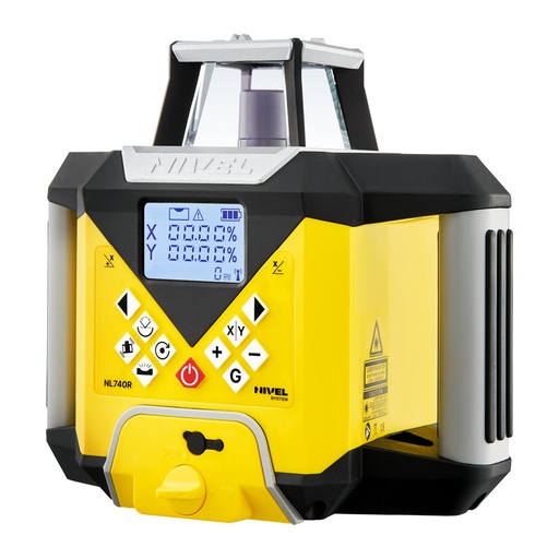 [NL740R-DIGITAL-zestaw2] Niwelator laserowy Nivel System NL740R DIGITAL - ZESTAW statyw SJJ32 łata LS24
