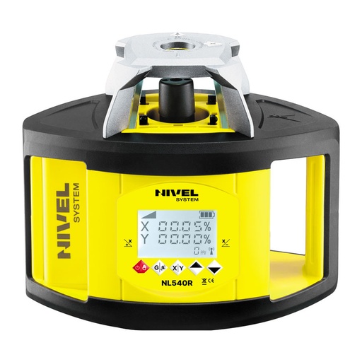 [NL540R-DIGITAL-zestaw2] ZESTAW Niwelator laserowy Nivel System NL540R Digital + statyw SJJ32 + łata LS-24