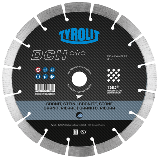 [34468872] Tarcza diamentowa TYROLIT PREMIUM DCH TGD 230 X 2,4 MM