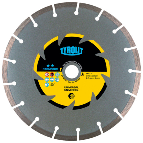 [467446] Tarcza diamentowa TYROLIT STANDARD DCU 180 X 2,6 MM